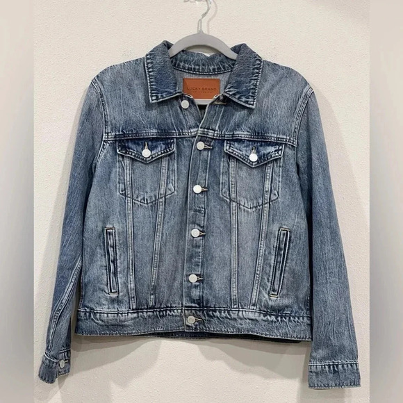 Lucky Brand Tomboy Denim Trucker Jacket Size Large 7WP10489U1 - Picture 1 of 7